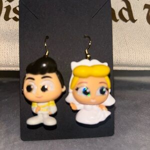 Cinderella and Prince Charming Earrings